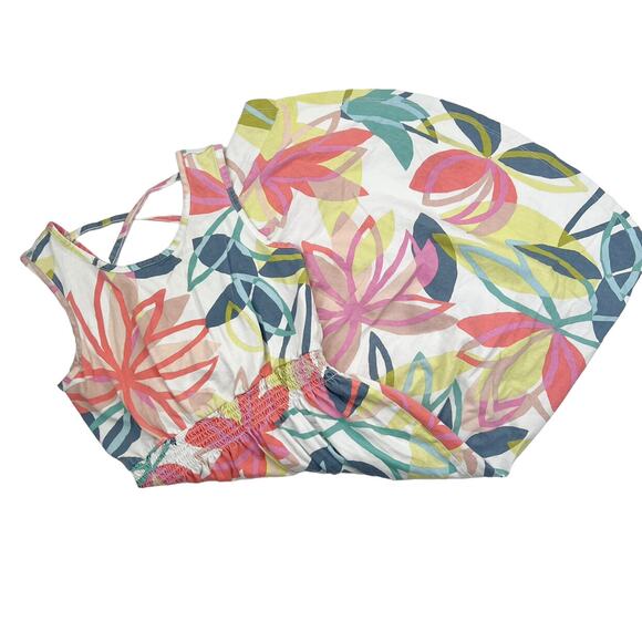 Tea Collection Floral Cross Back Dress - Picture 1 of 10